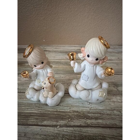 Precious Moments Heavenly Daze Angel Bell 3-Piece Set "Good Note" 879614 No Box - Picture 10 of 16